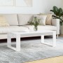 Glänzend weißer Couchtisch aus Holzwerkstoff, 102 x 50 x 35 cm von vidaXL, Couchtisch - Ref: Foro24-823360, Preis: 59,98 €, R...