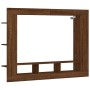 TV-Schrank aus braunem Eichenholzwerkstoff, 152 x 22 x 113 cm von vidaXL, Schränke und Lagerung - Ref: Foro24-833729, Preis: ...