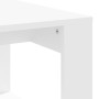 Weißer Couchtisch aus Holzwerkstoff, 102 x 50 x 35 cm von vidaXL, Couchtisch - Ref: Foro24-823358, Preis: 43,63 €, Rabatt: %