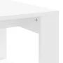 White engineered wood coffee table 102x50x35 cm by vidaXL, Coffee table - Ref: Foro24-823358, Price: 43,74 €, Discount: %