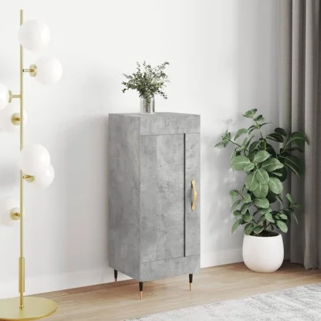Concrete gray plywood sideboard 34.5x34x90 cm by vidaXL, Sideboards - Ref: Foro24-830424, Price: 56,40 €, Discount: %