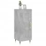 Aparador de madera contrachapada gris hormigón 34,5x34x90 cm de vidaXL, Aparadores - Ref: Foro24-830424, Precio: 56,40 €, Des...