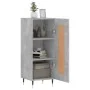 Aparador de madera contrachapada gris hormigón 34,5x34x90 cm de vidaXL, Aparadores - Ref: Foro24-830424, Precio: 56,40 €, Des...