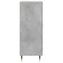 Aparador de madera contrachapada gris hormigón 34,5x34x90 cm de vidaXL, Aparadores - Ref: Foro24-830424, Precio: 56,40 €, Des...