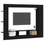 Schwarzer TV-Schrank aus Holzwerkstoff, 152 x 22 x 113 cm von vidaXL, Schränke und Lagerung - Ref: Foro24-833723, Preis: 85,7...