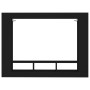 Schwarzer TV-Schrank aus Holzwerkstoff, 152 x 22 x 113 cm von vidaXL, Schränke und Lagerung - Ref: Foro24-833723, Preis: 85,7...