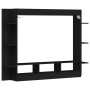 Schwarzer TV-Schrank aus Holzwerkstoff, 152 x 22 x 113 cm von vidaXL, Schränke und Lagerung - Ref: Foro24-833723, Preis: 85,7...