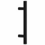 Tiradores para armarios 10 uds acero inoxidable negro 96 mm