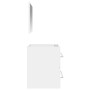 Armario de baño con espejo madera de ingeniería blanco de vidaXL, Muebles de baño - Ref: Foro24-833879, Precio: 51,96 €