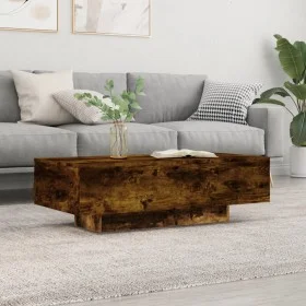 Smoked oak engineered wood coffee table 100x49.5x31cm by vidaXL, Coffee table - Ref: Foro24-833893, Price: 76,17 €, Discount: %