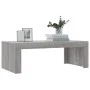 Sonoma-Couchtisch aus grauem Holzwerkstoff, 102 x 50 x 36 cm von vidaXL, Couchtisch - Ref: Foro24-823372, Preis: 39,00 €, Rab...