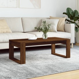 Engineered wood brown oak coffee table 102x50x35 cm by vidaXL, Coffee table - Ref: Foro24-823365, Price: 55,55 €, Discount: %