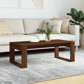 Engineered wood brown oak coffee table 102x50x35 cm by vidaXL, Coffee table - Ref: Foro24-823365, Price: 52,31 €, Discount: %
