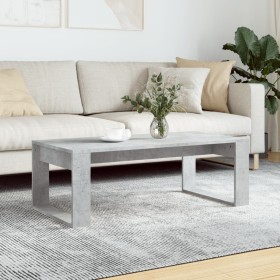Concrete gray engineered wood coffee table 102x50x35 cm by vidaXL, Coffee table - Ref: Foro24-823362, Price: 46,31 €, Discoun...