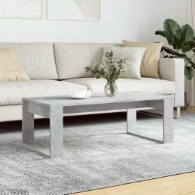 Concrete gray engineered wood coffee table 102x50x35 cm by vidaXL, Coffee table - Ref: Foro24-823362, Price: 43,15 €, Discoun...