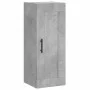 Armario de pared madera ingeniería gris hormigón 34,5x34x90 cm de vidaXL, Aparadores - Ref: Foro24-830528, Precio: 48,32 €, D...