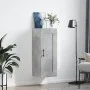Betongrauer Wandschrank aus Holzwerkstoff, 34,5 x 34 x 90 cm von vidaXL, Sideboards - Ref: Foro24-830528, Preis: 48,32 €, Rab...