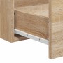 Badezimmerschrank mit Spiegel aus Sonoma-Eiche von vidaXL, Badezimmermöbel - Ref: Foro24-833881, Preis: 79,33 €, Rabatt: %