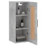 Betongrauer Wandschrank aus Holzwerkstoff, 34,5 x 34 x 90 cm von vidaXL, Sideboards - Ref: Foro24-830528, Preis: 48,32 €, Rab...