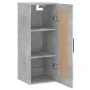Betongrauer Wandschrank aus Holzwerkstoff, 34,5 x 34 x 90 cm von vidaXL, Sideboards - Ref: Foro24-830528, Preis: 48,32 €, Rab...