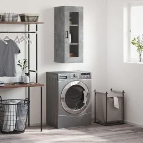 Concrete gray wall cabinet 34.5x34x90 cm by vidaXL, Sideboards - Ref: Foro24-828920, Price: 51,74 €, Discount: %