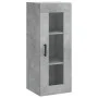 Armario de pared gris hormigón 34,5x34x90 cm de vidaXL, Aparadores - Ref: Foro24-828920, Precio: 51,74 €, Descuento: %