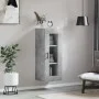 Armario de pared gris hormigón 34,5x34x90 cm de vidaXL, Aparadores - Ref: Foro24-828920, Precio: 51,74 €, Descuento: %