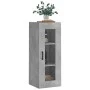 Armario de pared gris hormigón 34,5x34x90 cm de vidaXL, Aparadores - Ref: Foro24-828920, Precio: 51,74 €, Descuento: %