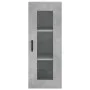Armario de pared gris hormigón 34,5x34x90 cm de vidaXL, Aparadores - Ref: Foro24-828920, Precio: 51,74 €, Descuento: %