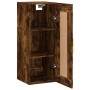 Wandschrank aus geräuchertem Eichenholzwerkstoff, 34,5 x 34 x 90 cm von vidaXL, Sideboards - Ref: Foro24-830489, Preis: 48,76...