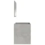 Armario de baño con espejo madera de ingeniería gris hormigón de vidaXL, Muebles de baño - Ref: Foro24-833887, Precio: 68,82 ...