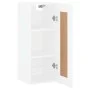 Weißer Wandschrank aus Holzwerkstoff, 34,5 x 34 x 90 cm von vidaXL, Sideboards - Ref: Foro24-830492, Preis: 48,88 €, Rabatt: %