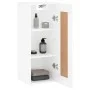 Glänzend weißer Wandschrank aus Holzwerkstoff, 34,5 x 34 x 90 cm von vidaXL, Sideboards - Ref: Foro24-830478, Preis: 50,66 €,...