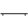 Tiradores para armarios 5 uds acero inoxidable negro 320 mm