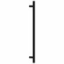 Tiradores para armarios 5 uds acero inoxidable negro 320 mm
