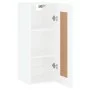Weißer Wandschrank aus Holzwerkstoff, 34,5 x 34 x 90 cm von vidaXL, Sideboards - Ref: Foro24-830516, Preis: 51,61 €, Rabatt: %