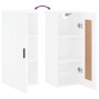 Weißer Wandschrank aus Holzwerkstoff, 34,5 x 34 x 90 cm von vidaXL, Sideboards - Ref: Foro24-830516, Preis: 50,02 €, Rabatt: %