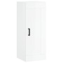 Armario de pared madera ingeniería blanco brillo 34,5x34x90 cm de vidaXL, Aparadores - Ref: Foro24-830502, Precio: 54,91 €