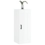 Armario de pared madera ingeniería blanco brillo 34,5x34x90 cm de vidaXL, Aparadores - Ref: Foro24-830502, Precio: 54,91 €