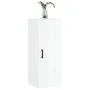 Armario de pared madera ingeniería blanco brillo 34,5x34x90 cm de vidaXL, Aparadores - Ref: Foro24-830502, Precio: 52,07 €, D...