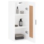 Glänzend weißer Wandschrank aus Holzwerkstoff, 34,5 x 34 x 90 cm von vidaXL, Sideboards - Ref: Foro24-830502, Preis: 52,78 €,...