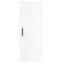 Glossy white engineered wood wall cabinet 34.5x34x90 cm by vidaXL, Sideboards - Ref: Foro24-830502, Price: 52,15 €, Discount: %
