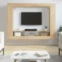 TV cabinet engineered wood Sonoma oak 152x22x113 cm by vidaXL, Closets and storage - Ref: Foro24-833724, Price: 88,91 €, Disc...