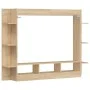 TV cabinet engineered wood Sonoma oak 152x22x113 cm by vidaXL, Closets and storage - Ref: Foro24-833724, Price: 88,91 €, Disc...