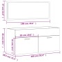 Badezimmerschrank mit Spiegel aus Sonoma-Eiche von vidaXL, Badezimmermöbel - Ref: Foro24-833886, Preis: 70,49 €, Rabatt: %
