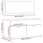 Badezimmerschrank mit Spiegel aus Sonoma-Eiche von vidaXL, Badezimmermöbel - Ref: Foro24-833886, Preis: 60,66 €, Rabatt: %