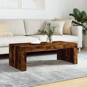 Engineered wood smoked oak coffee table 102x50x36 cm by vidaXL, Coffee table - Ref: Foro24-823371, Price: 51,68 €, Discount: %