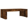 Mesa de centro madera de ingeniería roble ahumado 102x50x36 cm de vidaXL, Mesas de centro - Ref: Foro24-823371, Precio: 54,86...