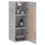 Armario de pared madera ingeniería gris hormigón 34,5x34x90 cm de vidaXL, Aparadores - Ref: Foro24-830520, Precio: 48,61 €, D...