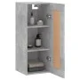 Betongrauer Wandschrank aus Holzwerkstoff, 34,5 x 34 x 90 cm von vidaXL, Sideboards - Ref: Foro24-830520, Preis: 48,07 €, Rab...